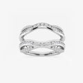 GWA177 - 3/4 ctw Round Lab Grown Diamond Channel set Ring Enhancer