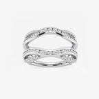 GWA177 - 3/4 ctw Round Lab Grown Diamond Channel set Ring Enhancer