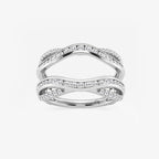 GWA177 - product video for 3/4 ctw Round Lab Grown Diamond Channel set Ring Enhancer