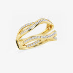 GWA177 - Additional Image 1 for  3/4 ctw Round Lab Grown Diamond Channel set Ring Enhancer