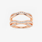GWA177 - product video for 3/4 ctw Round Lab Grown Diamond Channel set Ring Enhancer