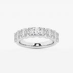 GWA180 - 3 ctw Asscher Lab Grown Diamond Seven-Stone Anniversary Band