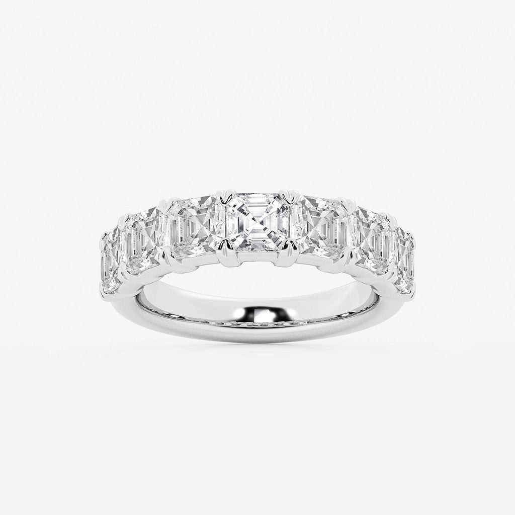 GWA180 - product video for 3 ctw Asscher Lab Grown Diamond Seven-Stone Anniversary Band