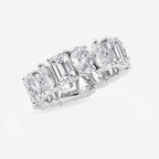 GWA181 - Additional Image 1 for  8 1/4 ctw Multi-Shape Lab Grown Diamond Eternity Band - 6.8mm Width