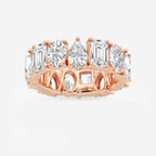 GWA181 - product video for 8 1/4 ctw Multi-Shape Lab Grown Diamond Eternity Band - 6.8mm Width