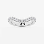 GWA183 - 2/5 ctw Round Lab Grown Diamond Prong Set Wedding Band