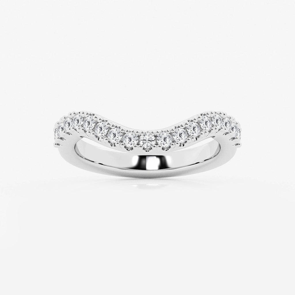 GWA183 - product video for 2/5 ctw Round Lab Grown Diamond Prong Set Wedding Band