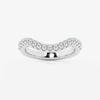 GWA183 - product video for 2/5 ctw Round Lab Grown Diamond Prong Set Wedding Band