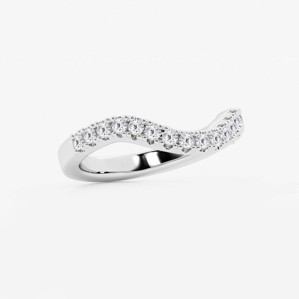 GWA183 - Additional Image 1 for  2/5 ctw Round Lab Grown Diamond Prong Set Wedding Band