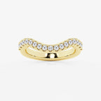 GWA183 - product video for 2/5 ctw Round Lab Grown Diamond Prong Set Wedding Band