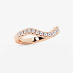 GWA183 - Additional Image 1 for  2/5 ctw Round Lab Grown Diamond Prong Set Wedding Band