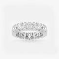 GWA186 - 2 1/2 ctw Marquise and Round Lab Grown Diamond Alternating Eternity Band - 4.8mm Width