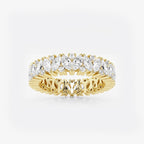 GWA186 - product video for 2 1/2 ctw Marquise and Round Lab Grown Diamond Alternating Eternity Band - 4.8mm Width