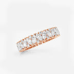 GWA186 - Additional Image 1 for  2 1/2 ctw Marquise and Round Lab Grown Diamond Alternating Eternity Band - 4.8mm Width