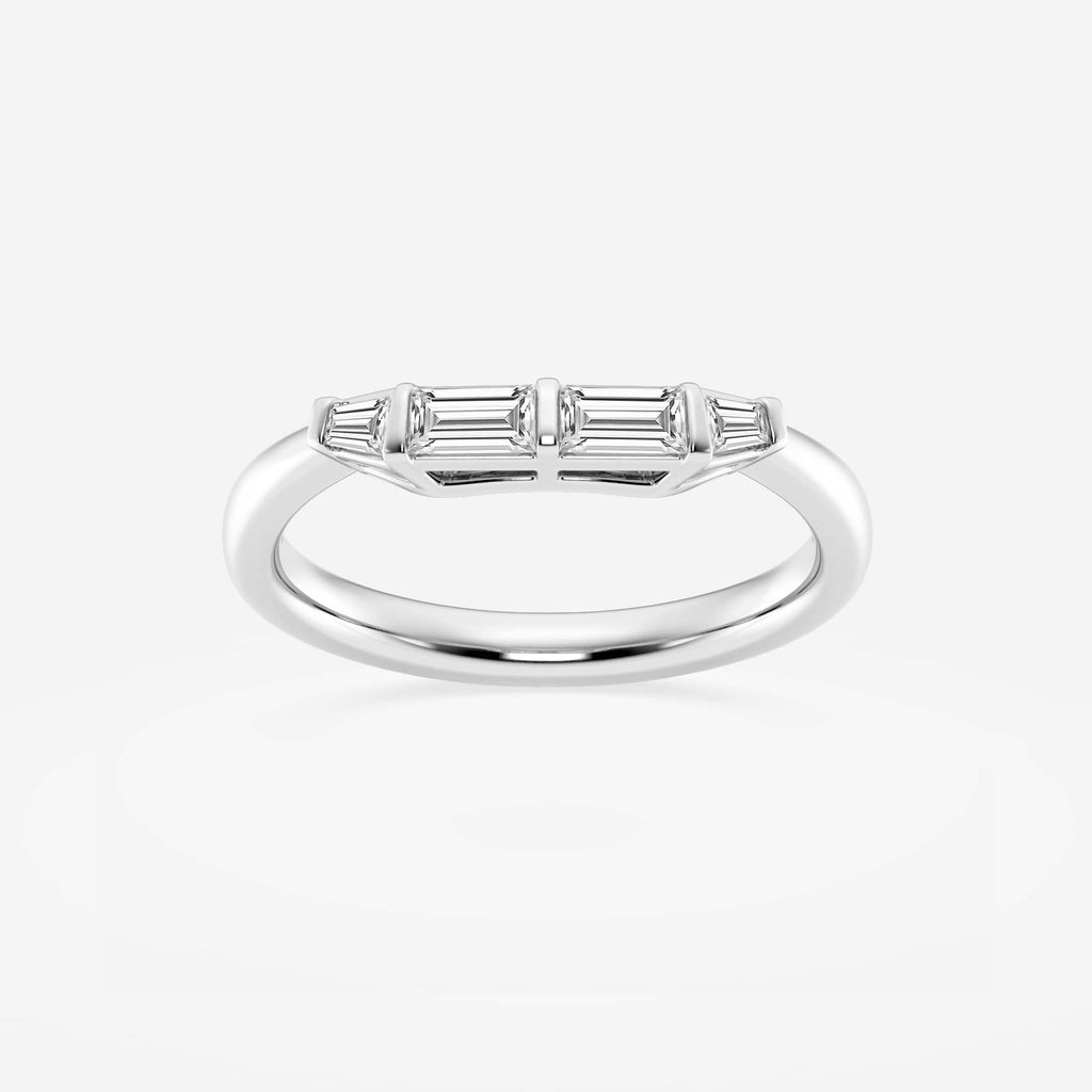 GWA187 - 1/3 ctw Tapered Baguette Lab Grown Diamond Wedding Band