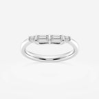 GWA187 - 1/3 ctw Tapered Baguette Lab Grown Diamond Wedding Band