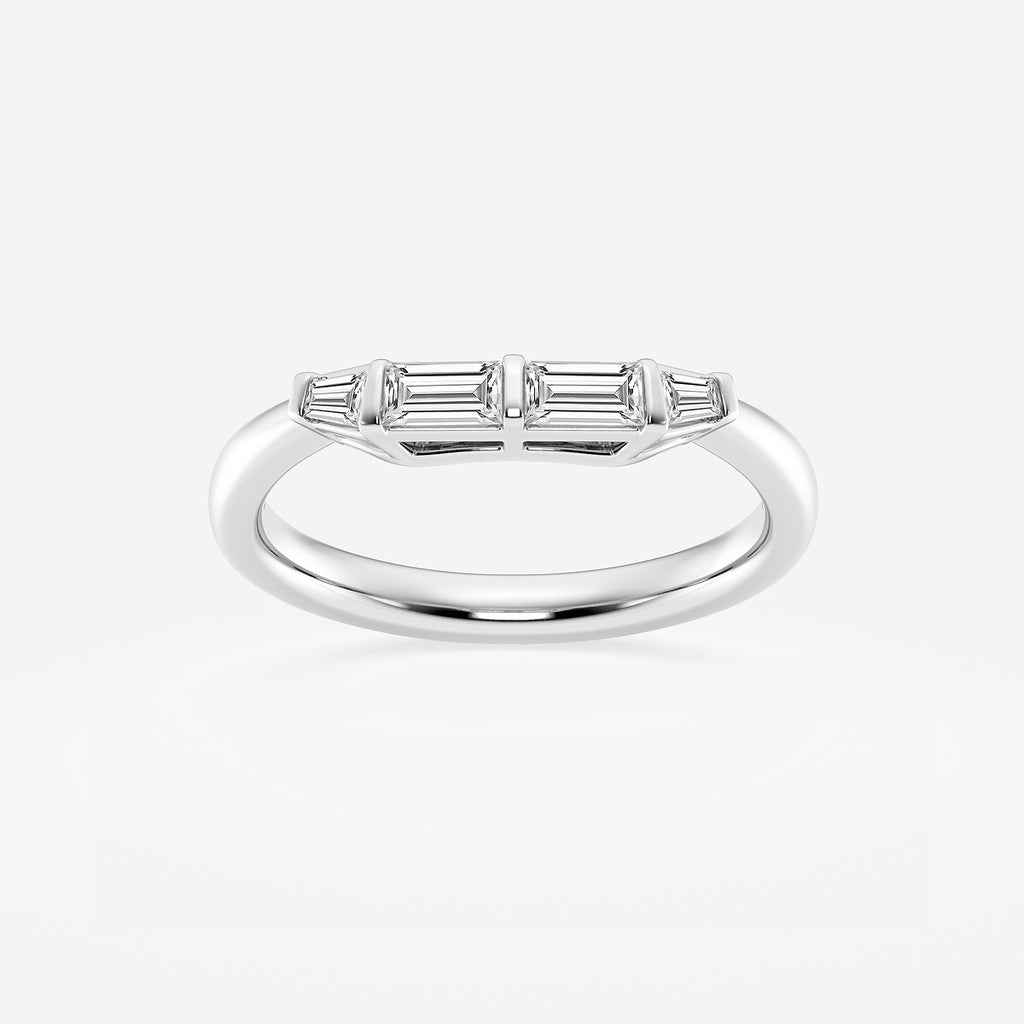 GWA187 - product video for 1/3 ctw Tapered Baguette Lab Grown Diamond Wedding Band