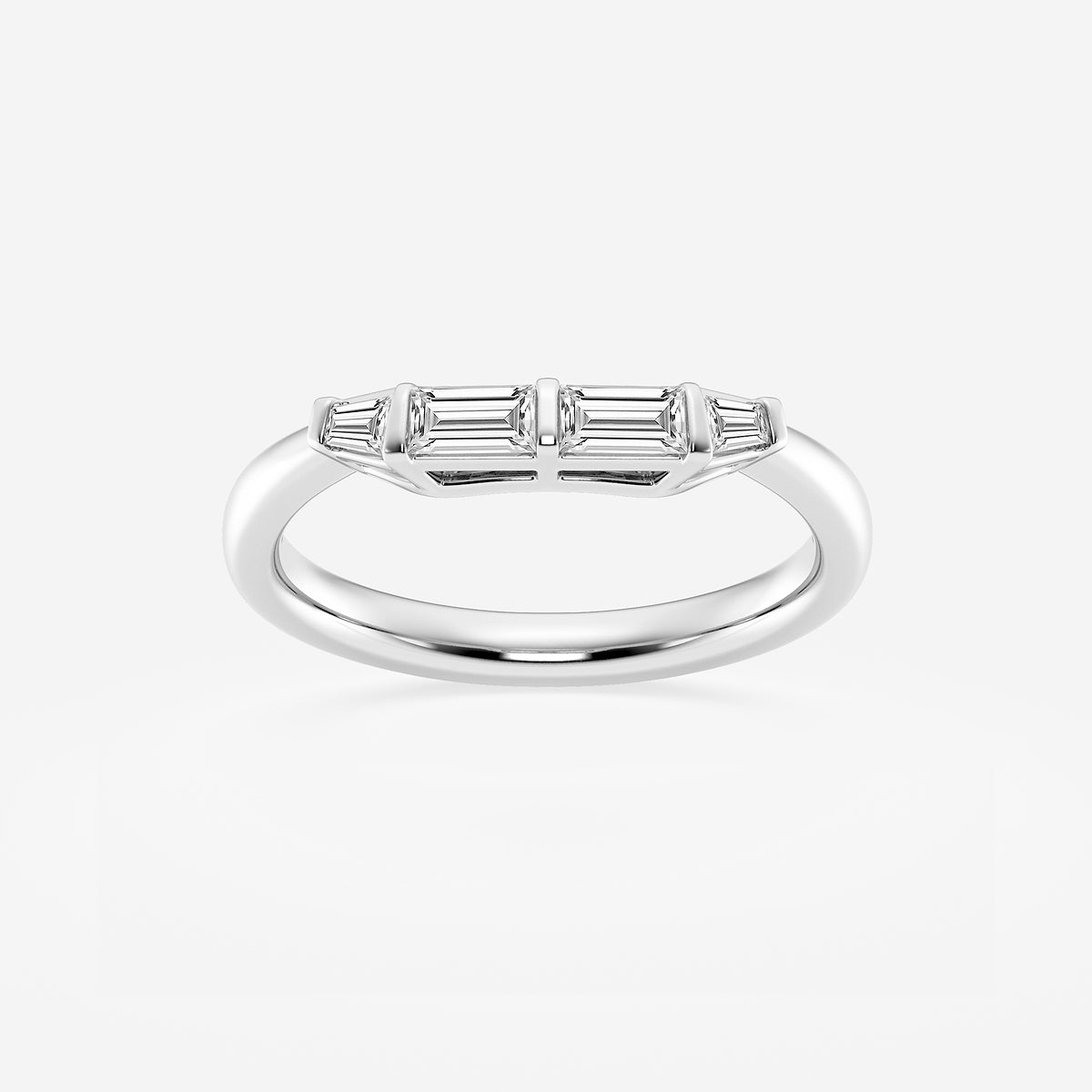GWA187 - product video for 1/3 ctw Tapered Baguette Lab Grown Diamond Wedding Band