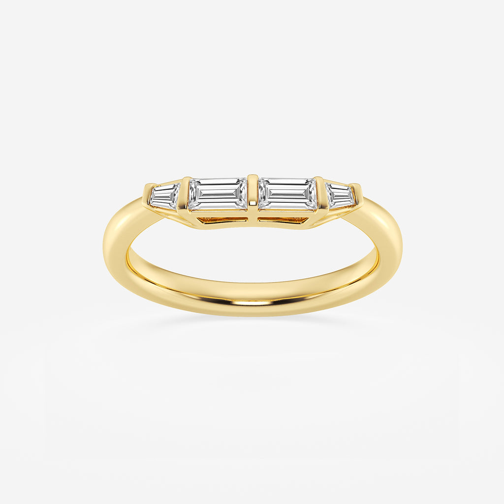 GWA187 - product video for 1/3 ctw Tapered Baguette Lab Grown Diamond Wedding Band