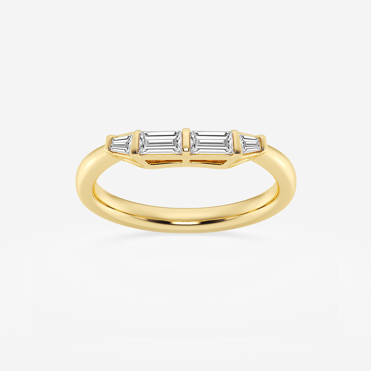 GWA187 - product video for 1/3 ctw Tapered Baguette Lab Grown Diamond Wedding Band