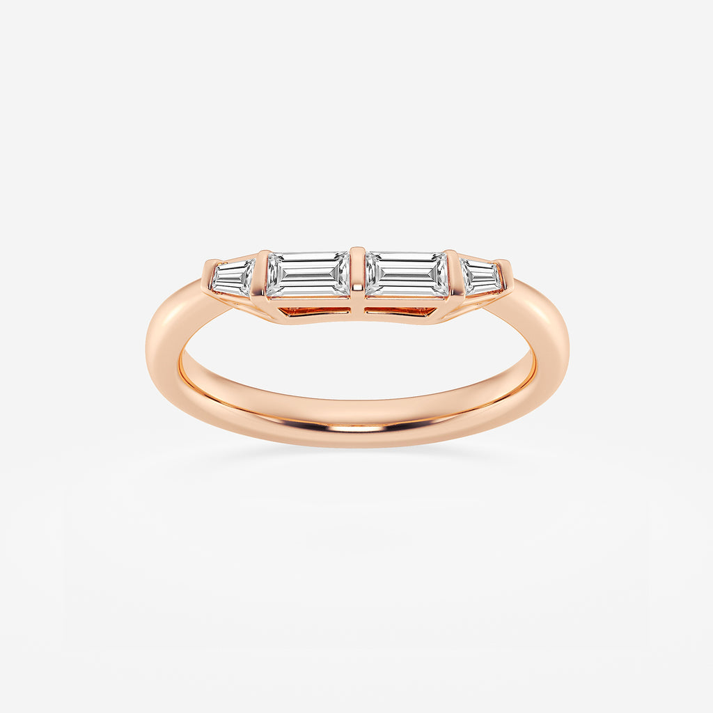 GWA187 - product video for 1/3 ctw Tapered Baguette Lab Grown Diamond Wedding Band