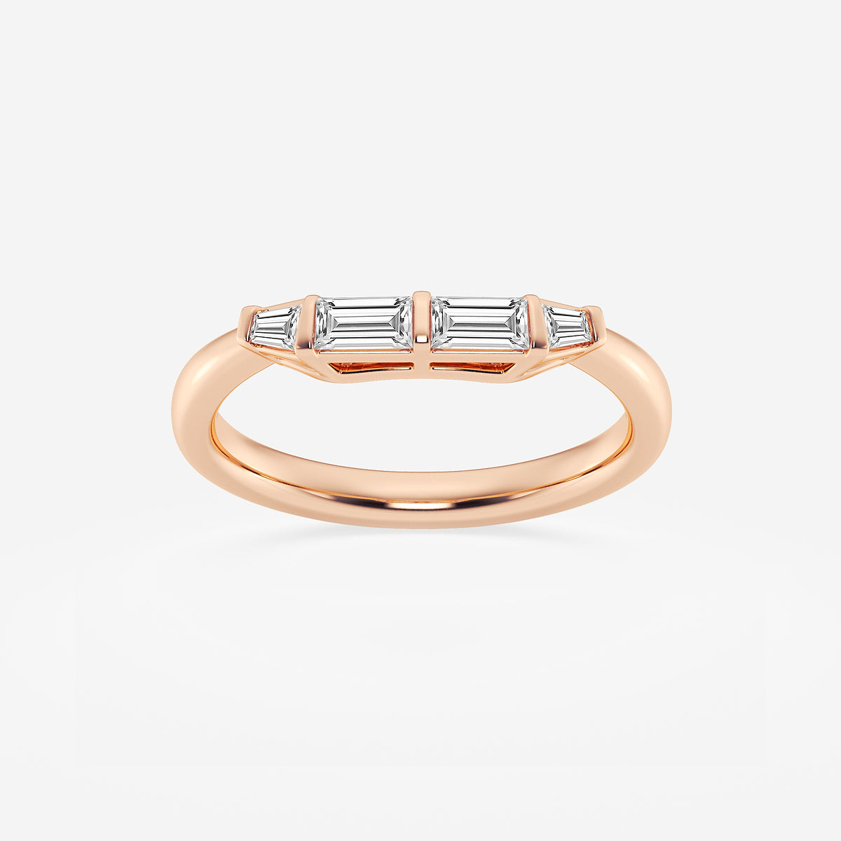GWA187 - product video for 1/3 ctw Tapered Baguette Lab Grown Diamond Wedding Band