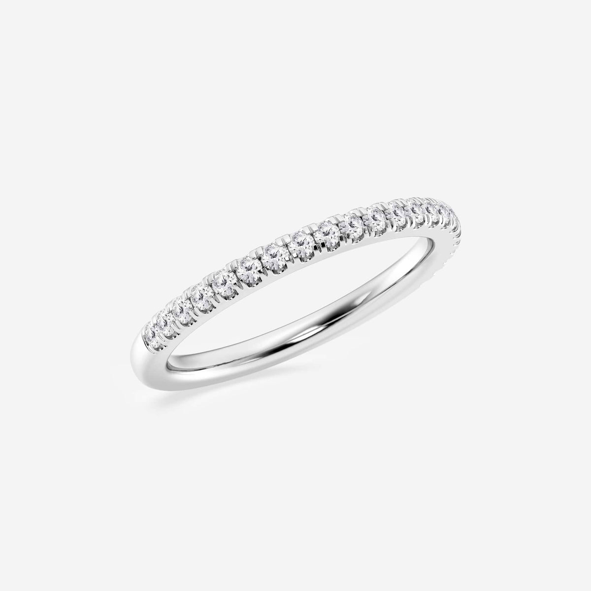 GWA188 - Additional Image 1 for  1/4 ctw Round Lab Grown Diamond V Prong Wedding Band