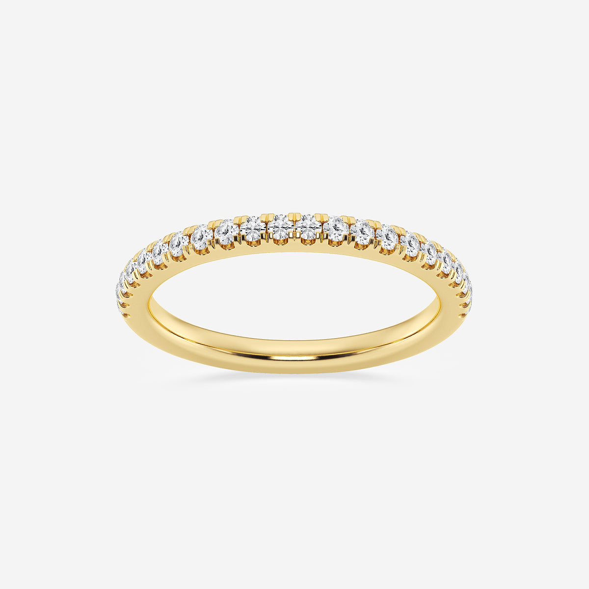 GWA188 - product video for 1/4 ctw Round Lab Grown Diamond V Prong Wedding Band