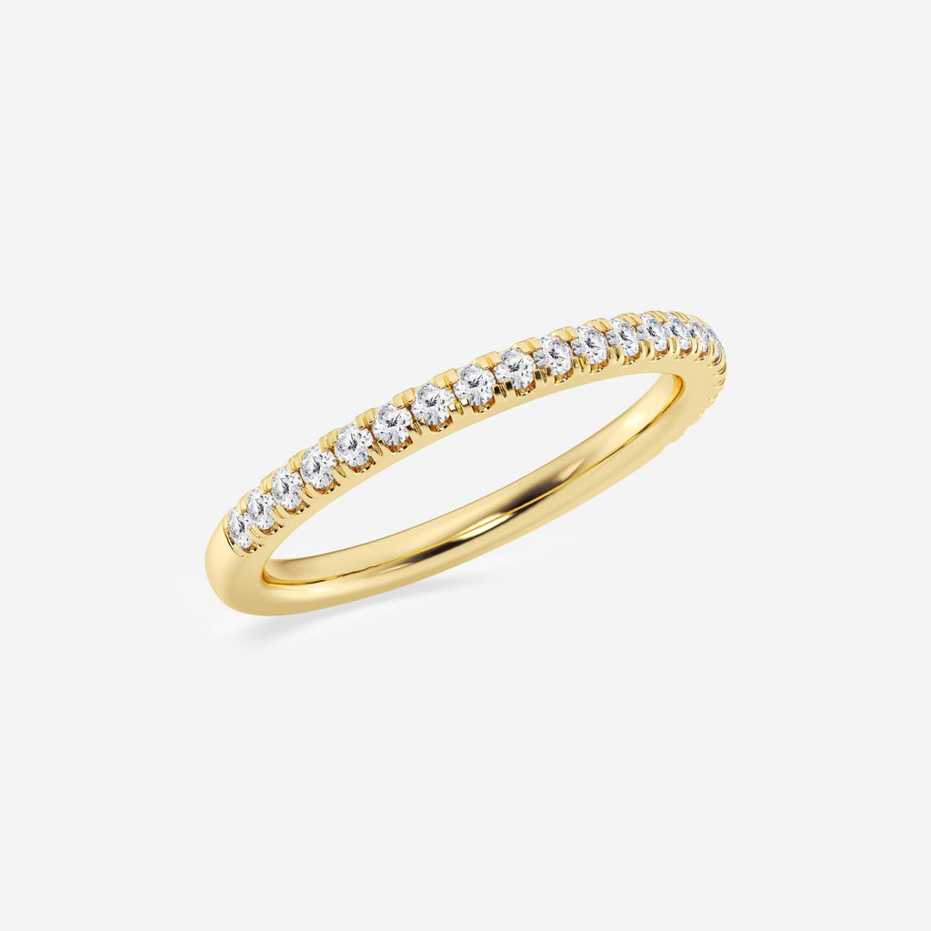 GWA188 - Additional Image 1 for  1/4 ctw Round Lab Grown Diamond V Prong Wedding Band