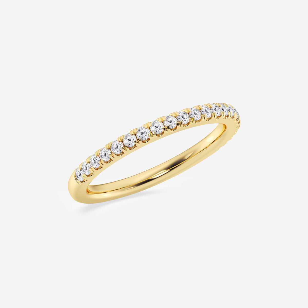 GWA188 - Additional Image 1 for  1/4 ctw Round Lab Grown Diamond V Prong Wedding Band