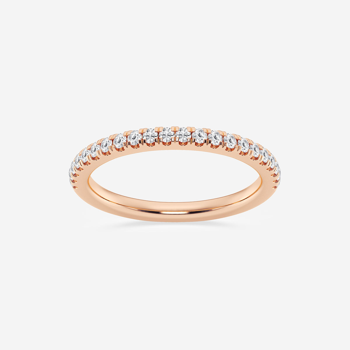 GWA188 - product video for 1/4 ctw Round Lab Grown Diamond V Prong Wedding Band