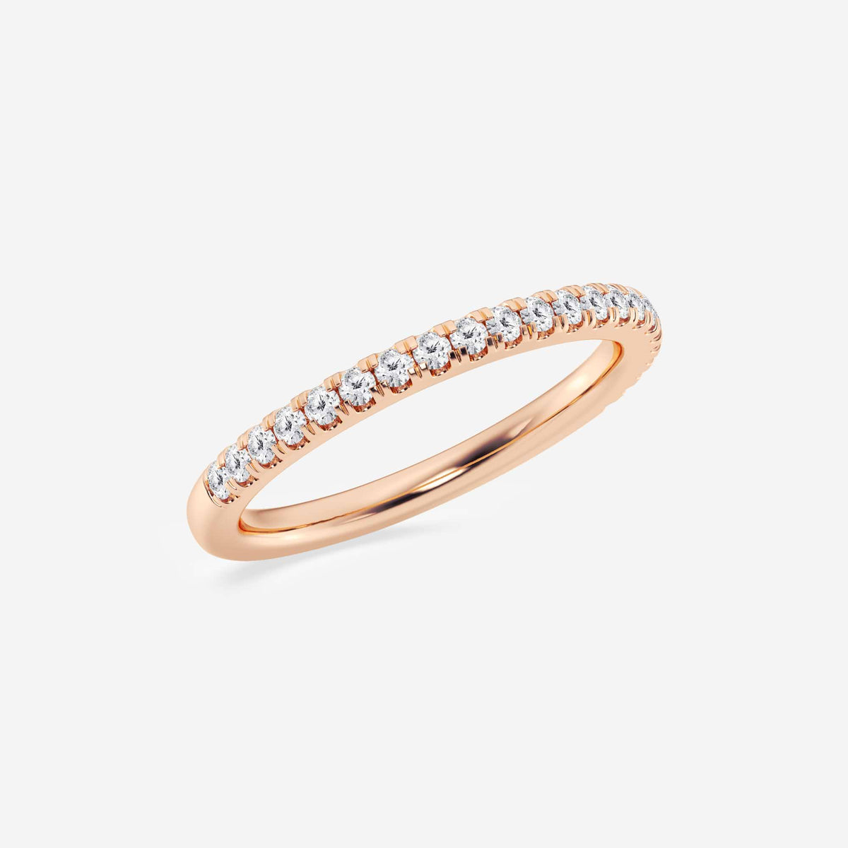 GWA188 - Additional Image 1 for  1/4 ctw Round Lab Grown Diamond V Prong Wedding Band