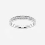 GWA189 - product video for 1/5 ctw Round Lab Grown Diamond Milgrain Wedding Band