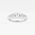GWA190 - näas Bombë 1/2 ctw Round Lab Grown Diamond Bold Band
