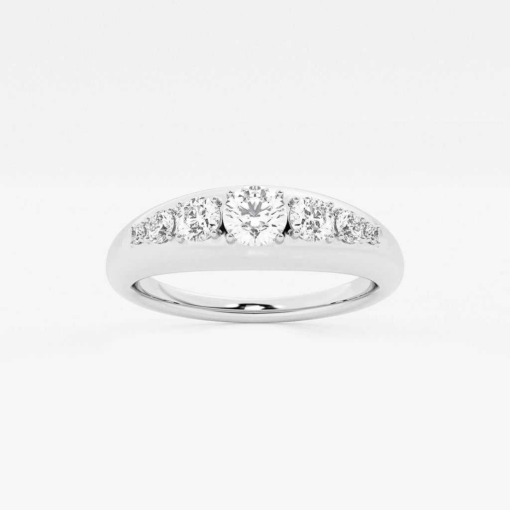 GWA190 - product video for näas Bombë 1/2 ctw Round Lab Grown Diamond Bold Band