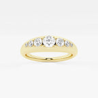 GWA190 - product video for näas Bombë 1/2 ctw Round Lab Grown Diamond Bold Band