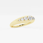 GWA190 - Additional Image 1 for  näas Bombë 1/2 ctw Round Lab Grown Diamond Bold Band