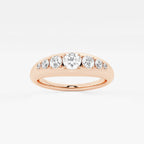 GWA190 - product video for näas Bombë 1/2 ctw Round Lab Grown Diamond Bold Band