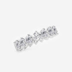 GWA191 - Additional Image 1 for  3 5/8 ctw Floating Heart Lab Grown Diamond Eternity Band - 4.8mm Width