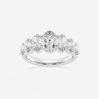 GWA192 - product video for 3 ctw Oval Lab Grown Diamond Graduating Band