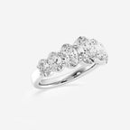GWA192 - Additional Image 1 for  3 ctw Oval Lab Grown Diamond Graduating Band