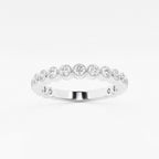 GWA193 - 1/3 ctw Round Lab Grown Diamond Milgrain Wedding Band