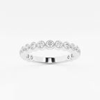 GWA193 - product video for 1/3 ctw Round Lab Grown Diamond Milgrain Wedding Band