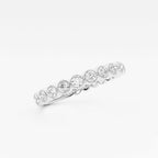 GWA193 - Additional Image 1 for  1/3 ctw Round Lab Grown Diamond Milgrain Wedding Band