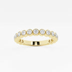 GWA193 - product video for 1/3 ctw Round Lab Grown Diamond Milgrain Wedding Band