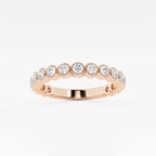 GWA193 - product video for 1/3 ctw Round Lab Grown Diamond Milgrain Wedding Band