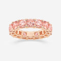 GWA197 - 7 ctw V-Prong Fancy Pink Eternity Band - 4.4mm Width