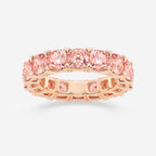 GWA197 - product video for 7 ctw V-Prong Fancy Pink Eternity Band - 4.4mm Width