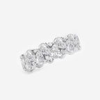 GWA198 - Additional Image 1 for  3 7/8 ctw Pear and Round Lab Grown Diamond Alternating Eternity Band