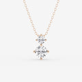 to runde steiner — Anheng med laboratoriedyrkede diamanter | GBP078 | 74ab9fb41e31